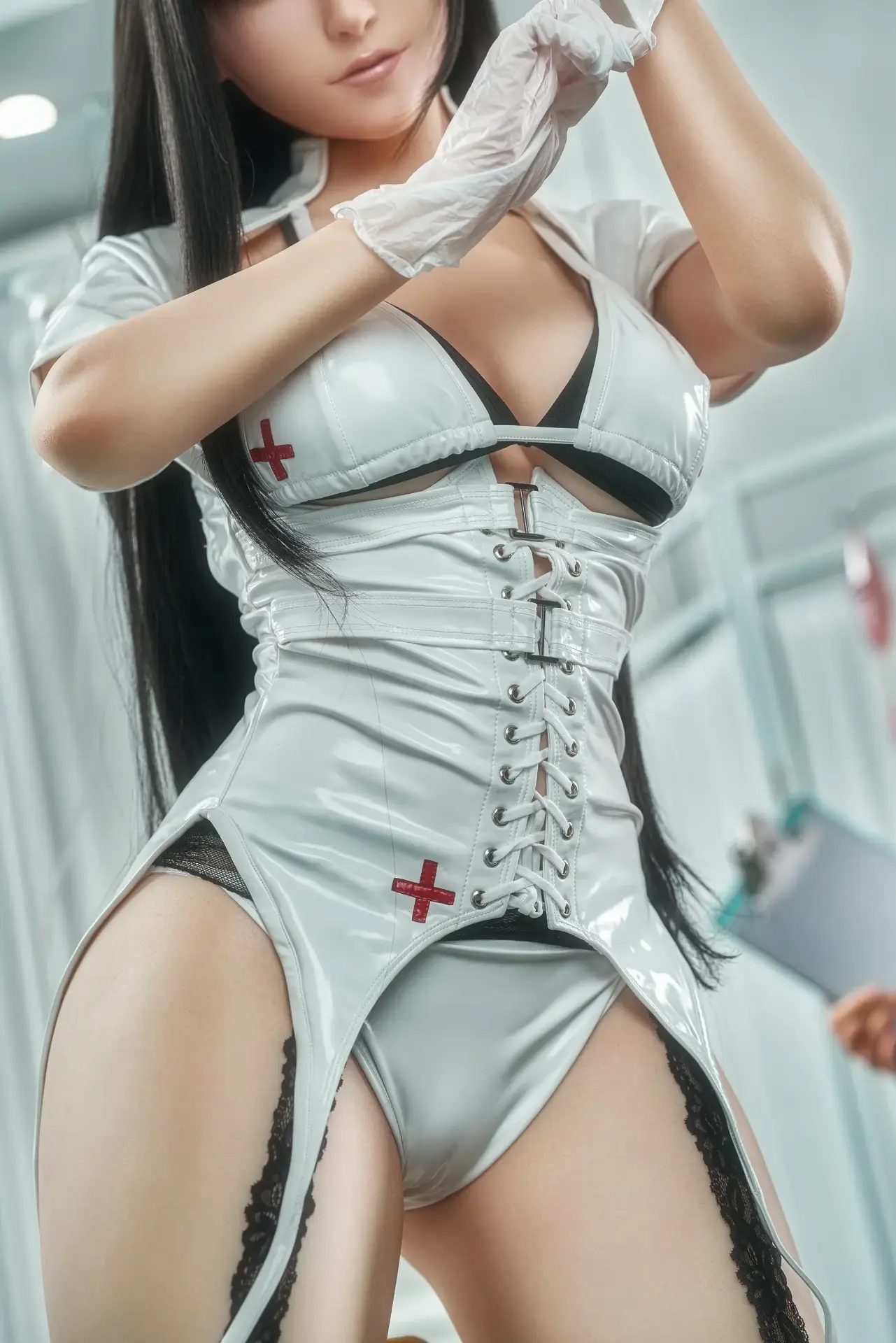 Game Lady 167cm D cup - Tifa – 148cm -Cup Platinum Silicone Sex Doll (Game Lady)